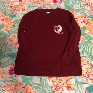 Love you to the moon and back long sleeve top